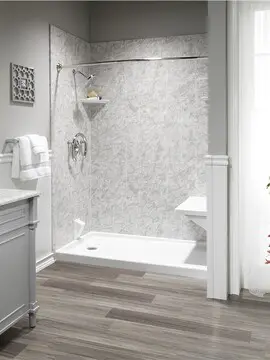 BCI shower installation bathroom remodel company