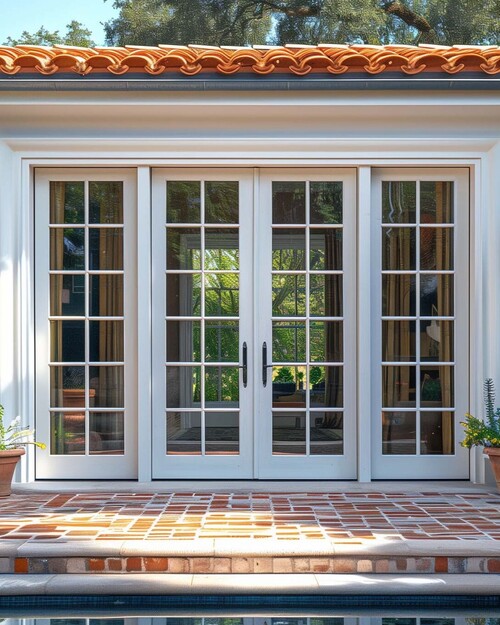 Beautiful white french doors for your Arizona Home