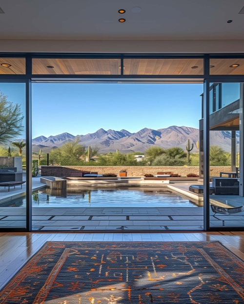 Arizona home with Glass Sliders
