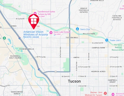 Arizona residents trust us for their window installation in Tucson